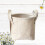 Small Woven Linen Storage Basket 12x12x12cm 2