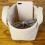 Small Woven Linen Storage Basket 12x12x12cm 4