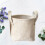 Small Woven Linen Storage Basket 12x12x12cm 5