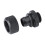 2PCS G1/4 Thread Flexible Tube Connector Brass Two Touch Fitting Water Cooling 6