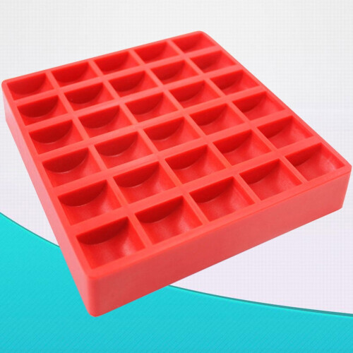 Plastikowe pudełko na monety, czerwone, 1 sztuka 2