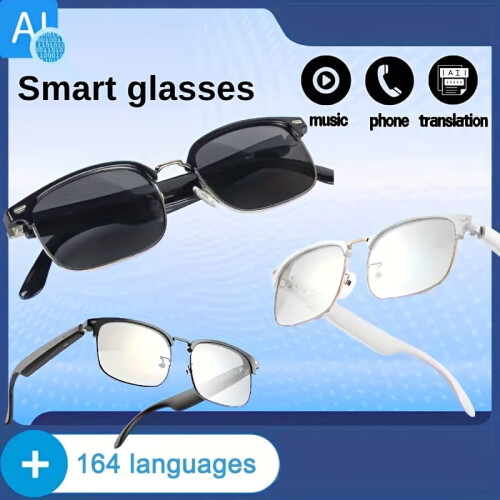 Έξυπνα γυαλιά AI Unisex με δυνατότητα μετάφρασης σε πραγματικό χρόνο σε 160+ γλώσσες 2