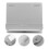 Support vertical pour ordinateur portable en alliage d'aluminium réglable 8