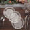Clear Glittered Plastic Salad Plates 7" (12 Pack) 4