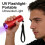HIBIBUD Mini Blacklight Zaklamp, 9LED UV-handzaklamp 4