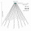Warm White Christmas Tree Lights 280 LED 6.6FT 16 Modes 4