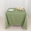 Square Tablecloth 70x70 in Dusty Green Scuba Polyester 2
