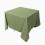 Square Tablecloth 70x70 in Dusty Green Scuba Polyester 5