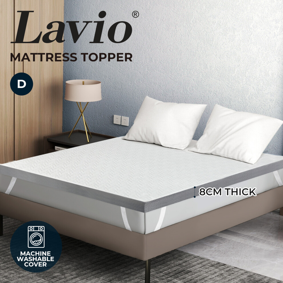 Lavio Double Mattress Topper Memory Foam