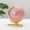 DESIGNICE Silent Analog Alarm Clock with Gold Base 4