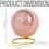 DESIGNICE Silent Analog Alarm Clock with Gold Base 5