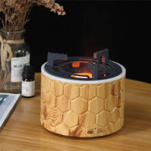 Aromatherapie-Maschine Flammen-Gasherd-Form Aromatherapie-Maschine für Heimdekoration Aromatherapie-Befeuchtung US-Stecker