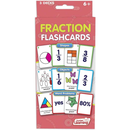 Κάρτες Flashcards Κλασμάτων Πολλαπλών 1
