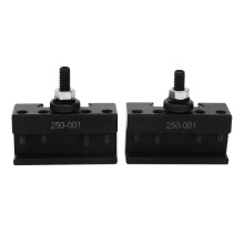 2-Piece Set 250 - 001 0Xa Quick Change Tool Turning Tool Holder Steel Material 1 # Bracket