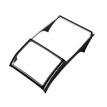 Car Bright Black Rear Air Condition Vent Outlet Frame Anti-Kick Panel Cover Trim for Alphard 40 Series 2023+