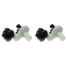 2X HEATER HOT WATER CONTROL VALVE 431819809A for 1978-1995 - 80 80 Quattro 90 90 Quattro 100 200 5000 - 928