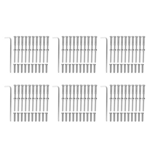 Stemball Swage and Invisible Hex  Threaded Stud Tension End Fitting Terminal Combination Pack 60 Pairs