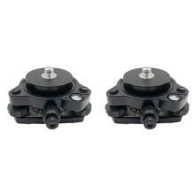 2X Tribrach with Optical Plummet & GPS Tribrach Adapter Carrier with 5/8InX11 Mount Rotate Screw for Total Station GPS