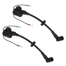 2X Bobine D'Allumage pour 61N-85570-00, Bobine D'Allumage Assy pour Moteur de Bateau Hidea 2 Temps 30HP