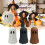 Halloween paper mache ghost decoration 11 inch 4