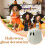 Halloween paper mache ghost decoration 11 inch 7