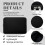 Bolsa para laptop GASTROPOD de 15,6 polegadas, capa impermeável com zíper, capa de computador com espuma à prova de choque, capa para laptop 4