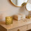 Gold Iron Geometric Candlestick Holder 1 Pack 5