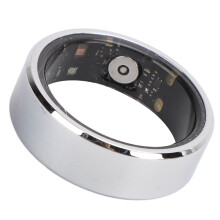 Bague intelligente 18 mAh, boîtier 300 mAh, IP68 Argent Taille 8
