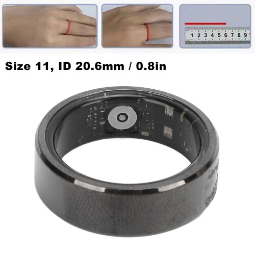 Smart Ring ID20.6mm 18mAh + 300mAh Größe 11 Schwarz 1