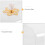 Cúpula de bolo de plástico reutilizável com design transparente para uso doméstico, estável e com 25 cm (9,84 polegadas). 5
