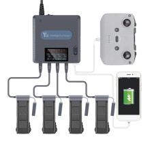 6-In-1 Battery Charger for 3/3Pro/Classic Drone Accessories Battery Charging Hub Fast US