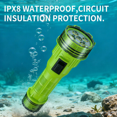 High Power Diving Flashlight LED 1000 Lumen 2