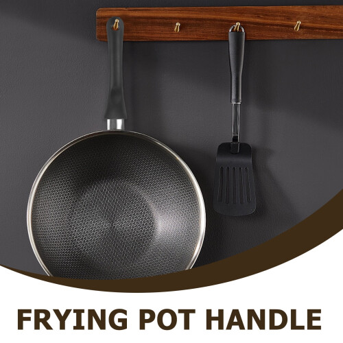 Non-Slip Pot Handle for Kitchen Cookware Replacement Black Practical and 7.8 Inches 1