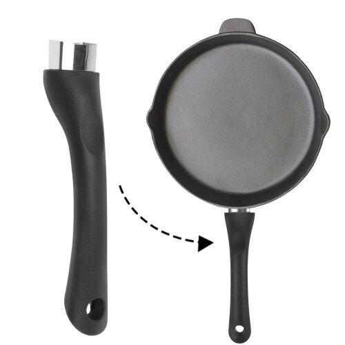Non-Slip Pot Handle for Kitchen Cookware Replacement Black Practical and 7.8 Inches 2