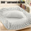 Bear Embossed Milk Fleece Fitted Sheet 1 Pack 4