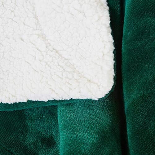 Double-Sided Sherpa Throw Blanket 50 x 60 in 1