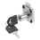 Stainless Steel Cabinet Lock with Key Silver1Pack 3