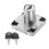 Stainless Steel Cabinet Lock with Key Silver1Pack 8
