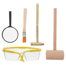 1Set Kinder Ausgrabungsspielzeug Set Mit Schutzbrille Hammer Bunt
