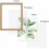 Floating Picture Frame Wood 5x7 with Double Plexiglass 3