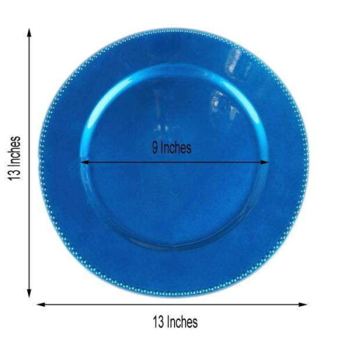 BalsaCircle kongeblå akryl tallerken 13 tommer 2