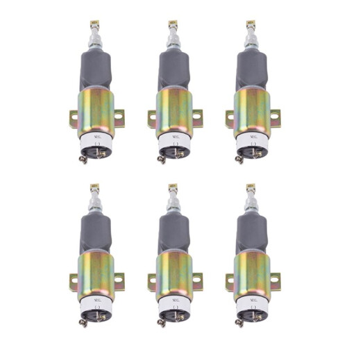 6X 24 V Generator Set Stopp Solenoid Default Park Magnet Ventil