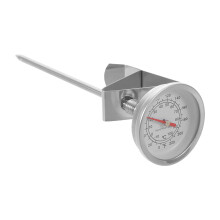Compact Stainless Steel Liquid Cooking Thermometer for Food Safety