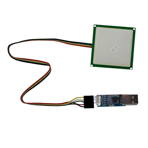 YRM100 TTL UHF RFID Reader Module with ESP32 Interface Integrated RFID Antenna 60x70mm 1
