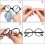 Næsebeskyttelse til briller 10 par Transparent L 3