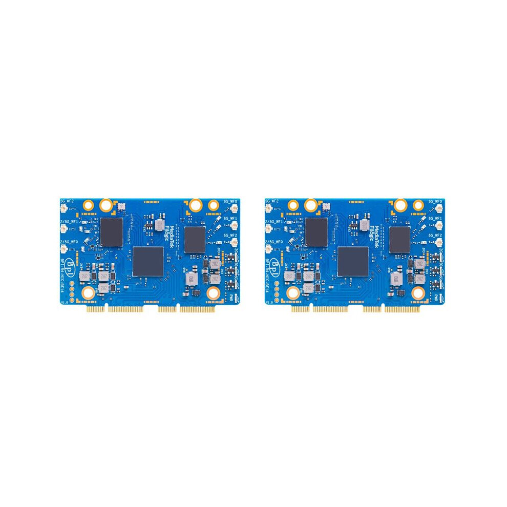 2X For Banana Pi Bpi-R4-Nic-Be14 Wifi7 Module For Bpi-R4 Mediatek Mt7995av Chipset 2 Pcie 3.0 Interface,2- 6033360187986