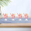 Blue Polyester Table Runner 300 x 90 cm 3