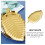 Serviertablett aus Edelstahl in Goldblattform 3