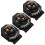 3St Multikleuren Auto Dashboard Kompasbal, ABS, Luminous & Draagbaar 1