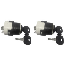 2X 7 Pins Ignition with Two 16403 Keys 0009730212 for Forklift